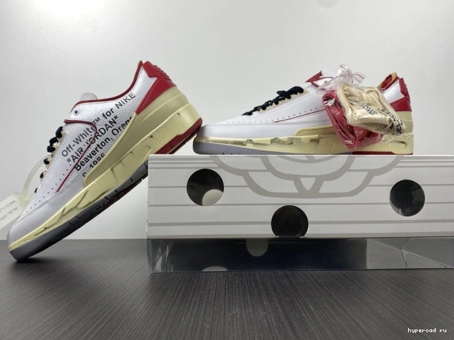 Jordan Retro White Off-White Red SP 2 DJ4375-106 Low 0611